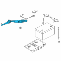 OEM Infiniti G25 Cable Assembly-Battery To STARTOR Motor Diagram - 24105-1BL0A