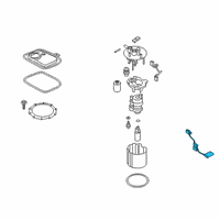 OEM 2020 Hyundai Veloster Fuel Pump Sender Assembly Diagram - 94460-F2150