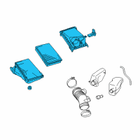 OEM 2018 Lexus GX460 Cleaner Assy, Air W/Element Diagram - 17700-38210