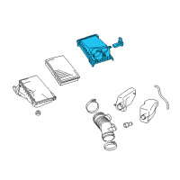 OEM 2017 Lexus GX460 Cap Sub-Assy, Air Cleaner Diagram - 17705-38150