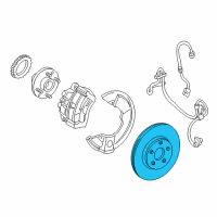 OEM Ford Freestar Rotor Diagram - 5U2Z-1V125-E