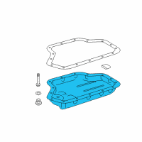 OEM 2013 Scion iQ Transmission Pan Diagram - 35106-74020