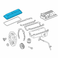 OEM 1995 Buick Roadmaster Cover Asm-Valve Rocker Arm Diagram - 12555267