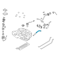 OEM 2014 Kia Cadenza Hose-Fuel Filler Diagram - 310362T500