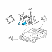 OEM Honda Odyssey Motor Set, Abs Diagram - 57017-SV4-A02