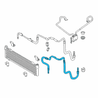 OEM 2008 Lincoln MKX Lower Hose Diagram - 7T4Z-7B028-C