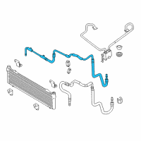 OEM Ford Edge Upper Hose Diagram - 7T4Z-7C410-C