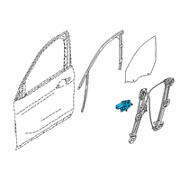 OEM 2020 BMW X2 Power Window Motor Front Left Diagram - 67-62-7-473-087