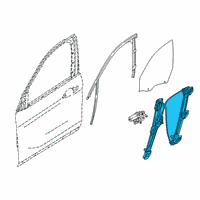 OEM 2018 BMW X2 Front Left Window Regulator Diagram - 51-33-7-462-603