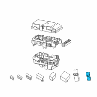 OEM 2016 Ram 2500 Fuse-M Case Diagram - 68144653AB