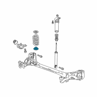 OEM 2019 Chevrolet Cruze Lower Insulator Diagram - 23241798