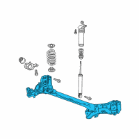 OEM 2017 Chevrolet Volt Axle Beam Diagram - 84068613