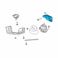 OEM 2015 Jeep Grand Cherokee Bracket-Engine Mount Diagram - 68275988AA