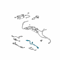 OEM 2010 Toyota Venza Upper Oxygen Sensor Diagram - 89467-0E040