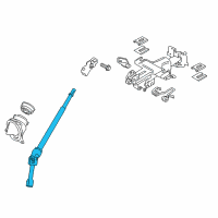 OEM 2014 Nissan Quest Joint-Steering Lower Diagram - 48080-1JA0A