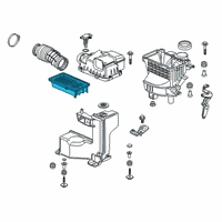OEM 2020 Honda CR-V Element Assembly, Air Diagram - 17220-5AA-A00