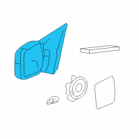 OEM 2005 Ford F-150 Mirror Assembly Diagram - 6L3Z-17683-CA