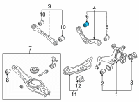 OEM 2021 Hyundai Elantra Bush-UPR Arm Diagram - 55138-AAAA0