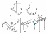 OEM Hyundai Bush-RR Assist Arm Diagram - 55258-AABA0