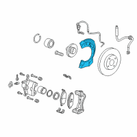 OEM 2014 Chevrolet Spark EV Splash Shield Diagram - 95023671