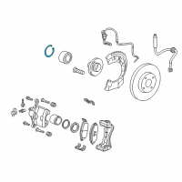 OEM Chevrolet Spark EV Wheel Bearing Lock Ring Diagram - 13268964