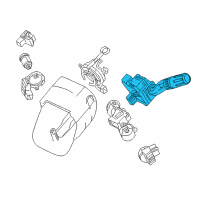 OEM 2011 Ford Flex Combo Switch Diagram - 8T4Z-13K359-AA