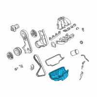 OEM Ford Ranger Oil Pan Diagram - F87Z-6675-EA