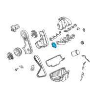 OEM 1998 Ford Ranger Oil Pump Gasket Diagram - F57Z-6659-A