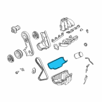 OEM Ford Ranger Pan Gasket Diagram - F87Z-6710-AA