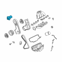 OEM Ford Ranger Oil Pump Diagram - F77Z-6600-AB