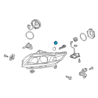 OEM 2015 Acura ILX Socket Diagram - 33302-SZT-A01