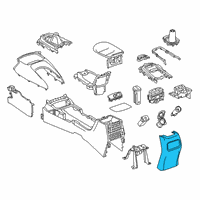 OEM 2019 Toyota Corolla Rear Panel Diagram - 58903-12100-C0