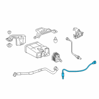 OEM 2017 Toyota Avalon Upper Oxygen Sensor Diagram - 89467-06190