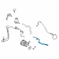 OEM 2005 Toyota Matrix Return Hose Diagram - 44416-01010