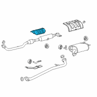 OEM 2014 Lexus ES300h INSULATOR, Front Floor Diagram - 58152-33070