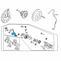 OEM 2018 Hyundai Accent Guide Cable, LH Diagram - 58235-F9300