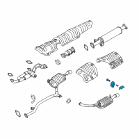 OEM 2008 Kia Amanti Support Assembly-Hanger Diagram - 287853F700