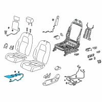 OEM Honda CR-V Heater Complete, Front Diagram - 81534-TLA-A02