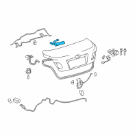 OEM 2011 Toyota Camry Trunk Switch Diagram - 84905-33010