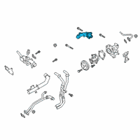 OEM 2019 Kia Stinger Thermostat Assembly Diagram - 255002CTA0