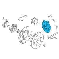 OEM 2018 BMW 230i Brake Caliper Right Diagram - 34-21-6-799-462