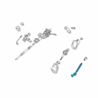 OEM 2010 Toyota FJ Cruiser Intermed Shaft Diagram - 45203-35330