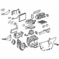 OEM 2015 Cadillac CTS Temperature Aspirator Diagram - 22799460