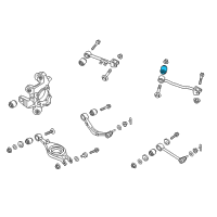 OEM 2017 Kia K900 Bush-Trailing Arm Diagram - 555433T200