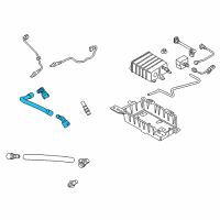 OEM 2017 Ford Mustang PCV Tube Diagram - GR3Z-6A664-A