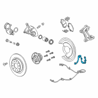 OEM 2019 Chevrolet Malibu Brake Hose Diagram - 84552902