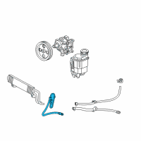 OEM 2011 Ram 1500 Hose-Power Steering Pressure Diagram - 52855856AG