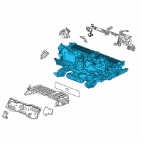 OEM 2019 Acura RLX Battery Set Diagram - 1D070-R9S-C10