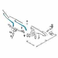 OEM 2012 BMW X6 WIPER ARM, DRIVER'S SIDE Diagram - 61-61-9-449-962