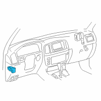 OEM 2007 Toyota Land Cruiser TPMS Service Kits Diagram - 8974624010